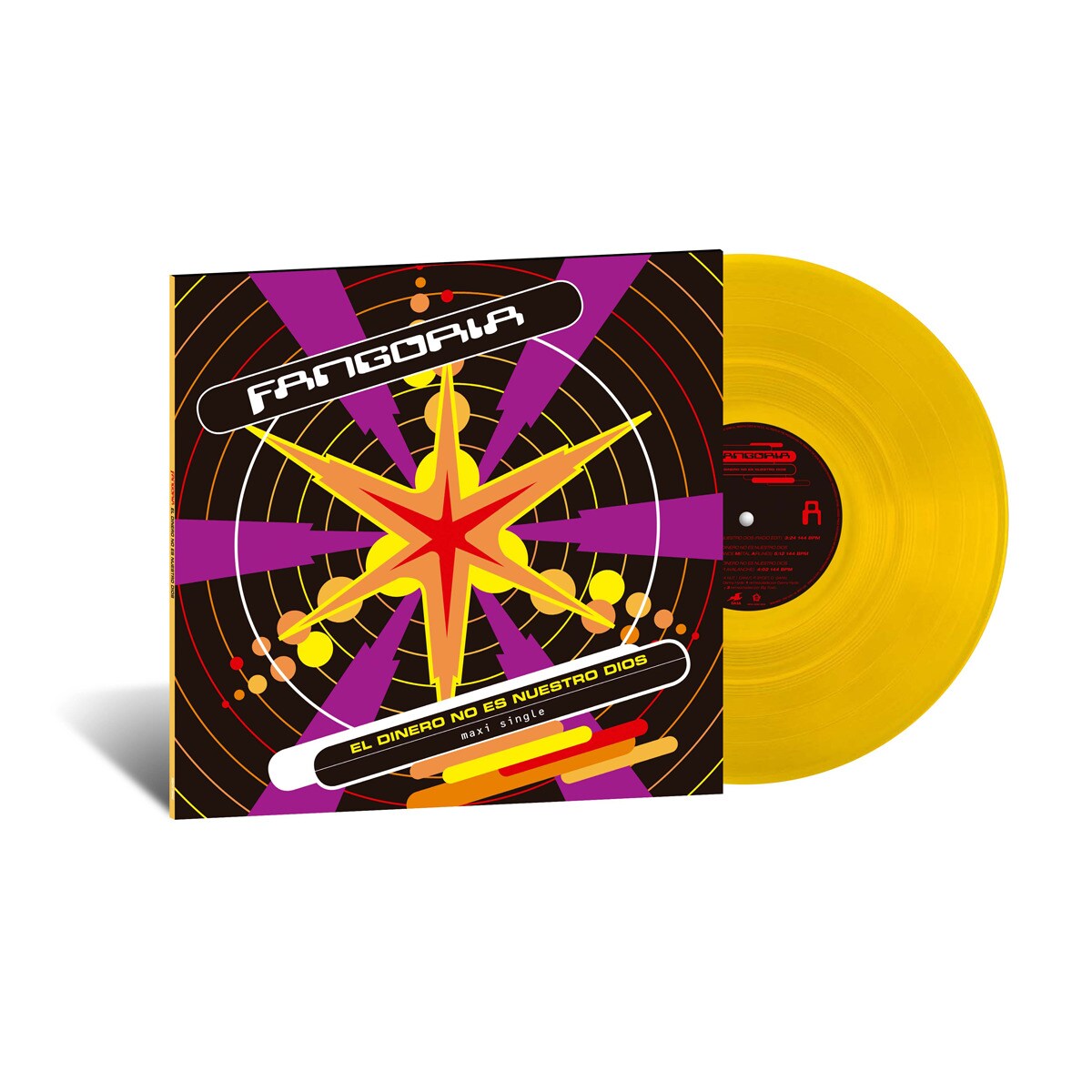 El dinero no es nuestro Dios (Edição color) (LP-Vinil Maxi) Amarelo-2