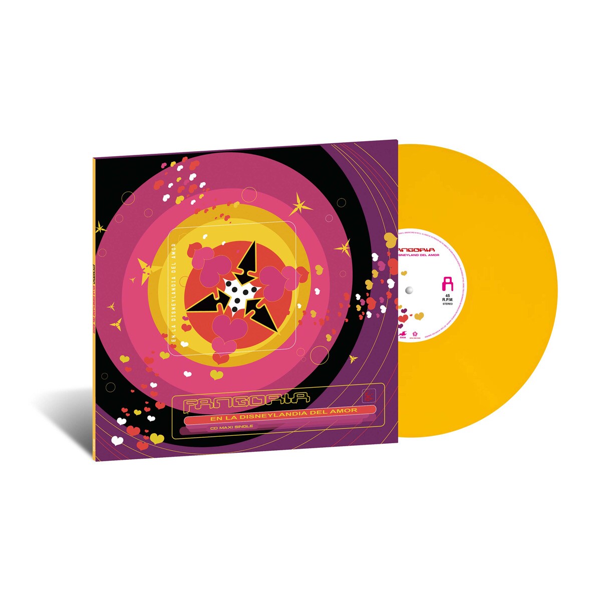En la Disneylandia del amor (Edição color) (LP-Vinil Maxi) Amarelo-2