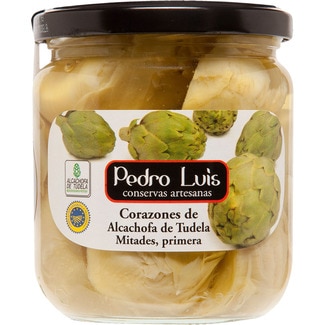 PEDRO LUIS Artischockenherzen g.g.A. Tudela Hälften erste Klasse Flacon 250 g netto Abtropfgewicht