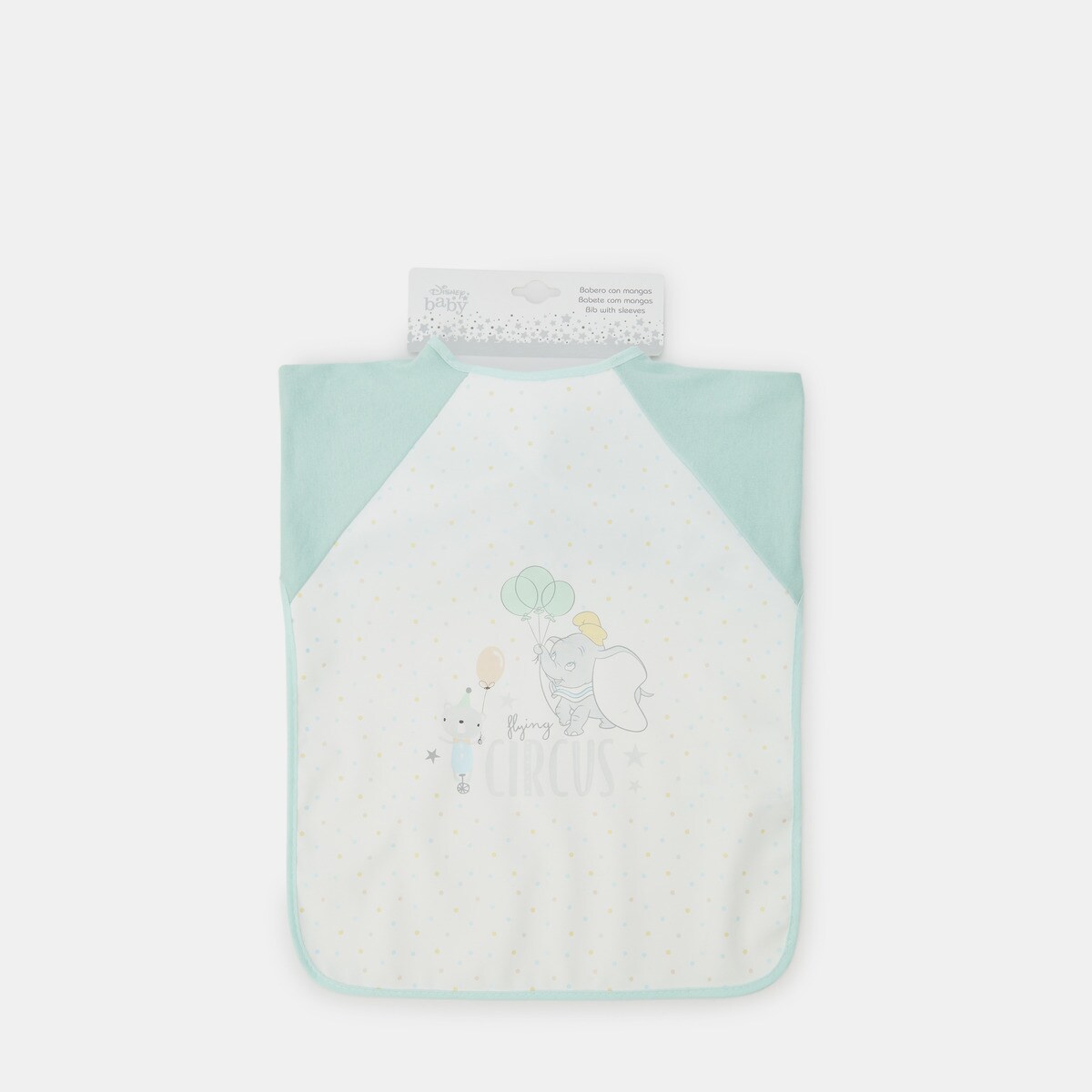 Babete com Mangas de Jersey Disney Dumbo Multicolor-3