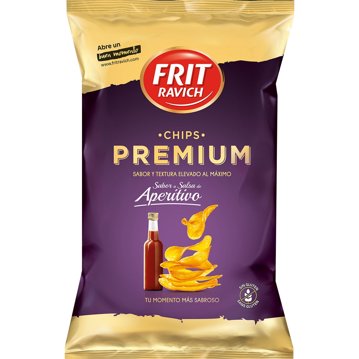 Patatas fritas sabor a salsa de aperitivo Sin Gluten bolsa 150 g · FRIT ...
