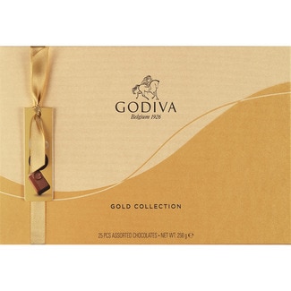 Gold Colection bombones surtidos belgas 25 unidades estuche 258 g - Godiva