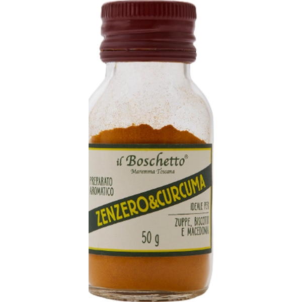 Gengibre e Curcuma frasco 50 g