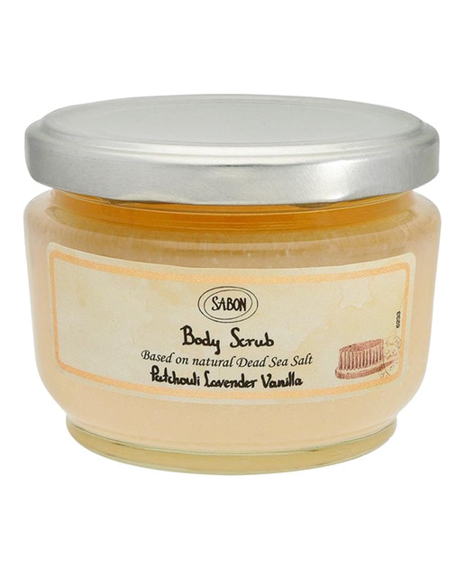 Exfoliante corporal Pachuli Lavanda Vainilla Sabon