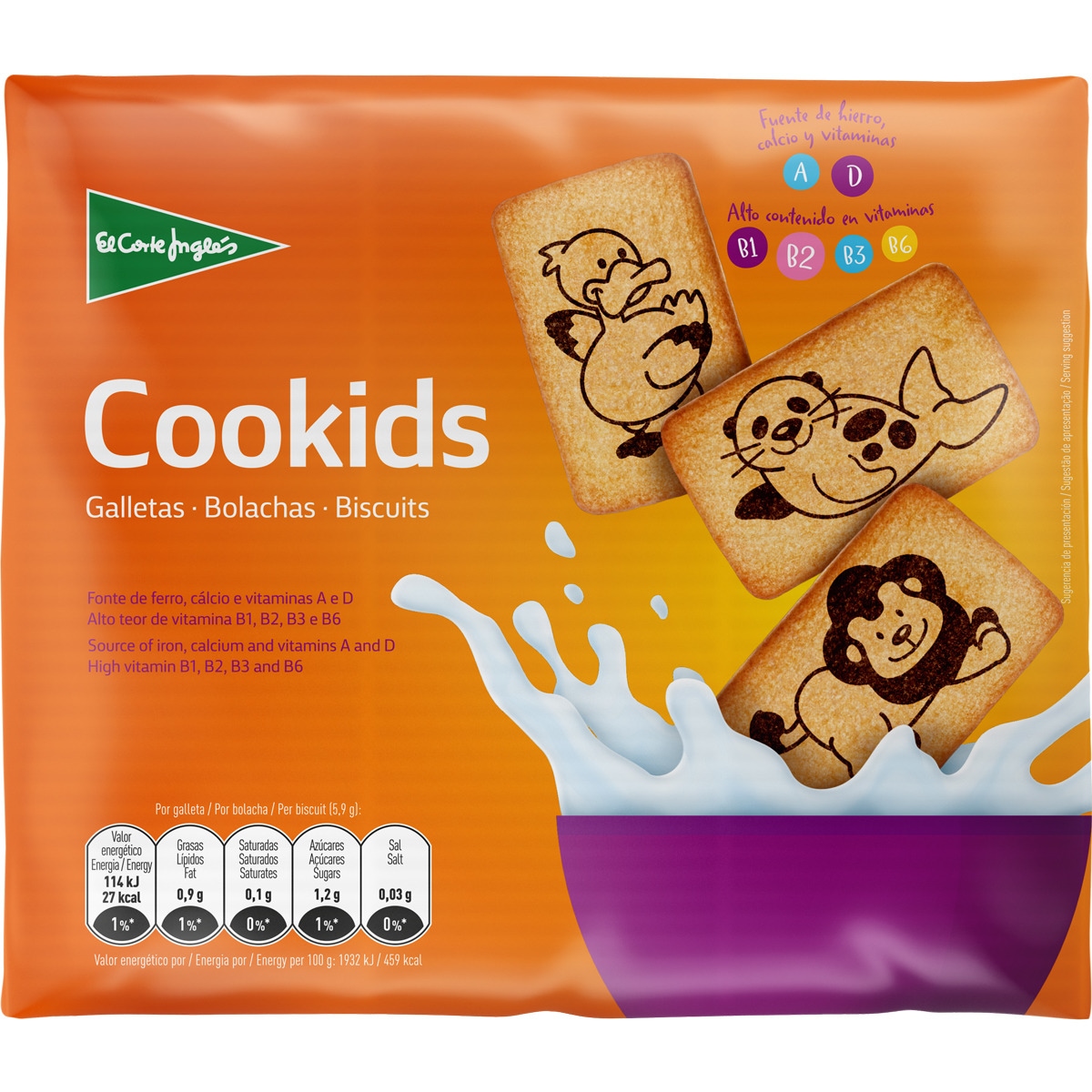 Cookids galletas de desayuno