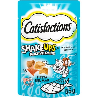 CATISFACTIONS Shake Ups Sea Party stuffed cat snacks container 55 g