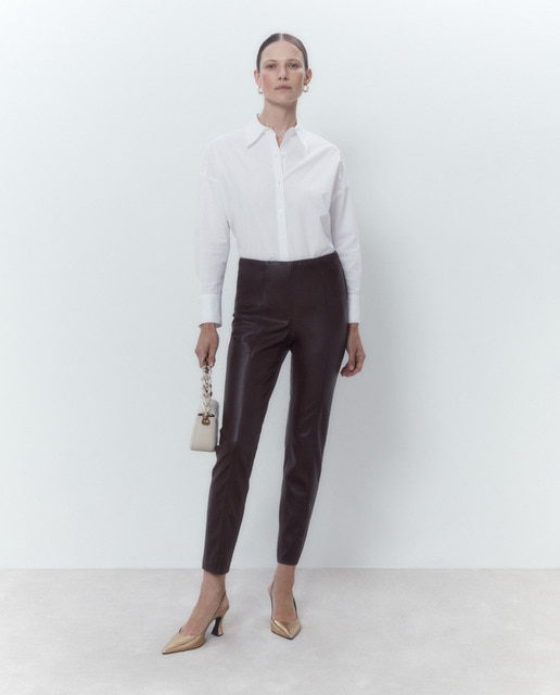 Legging de mujer polipiel