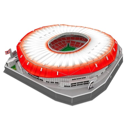 Puzzle 3D Estadio Civitas Metropolitano con luz Bandai