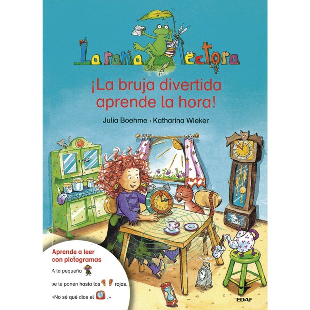 ¡La bruja divertida aprende la hora!