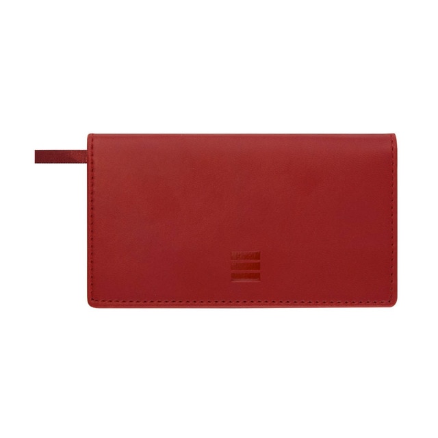 Agenda año 2024 Plana Ibis PL1 - 64x118 semana vista vertical Finocam rojo catalán.
