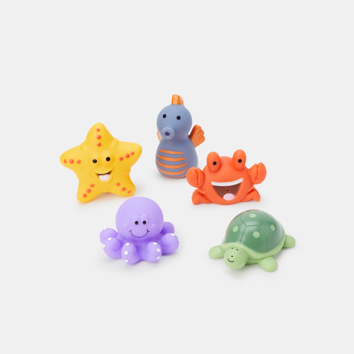 Pack Bonecos para a Casa de Banho Animais Marinhos Multicolor-2