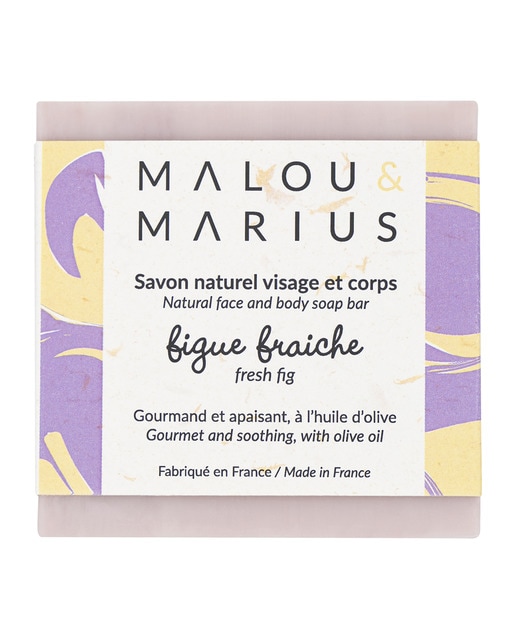 Jabón Natural rostro y cuerpo con aceites de oliva y coco Malou & Marius
