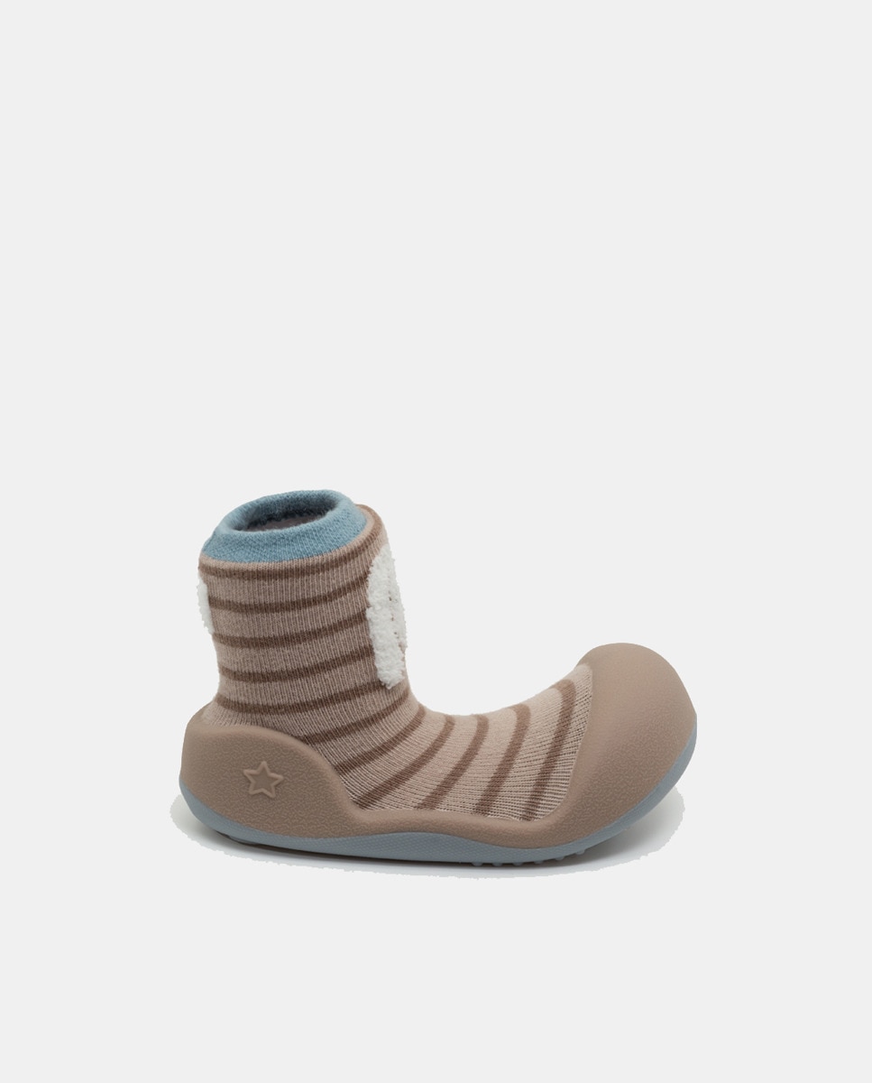 Imagem 0 de Pantufas de Bebé com Desenho de Coelho em Vigoré e em Algodão