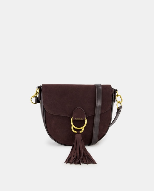Bandolera pequeña marrón
