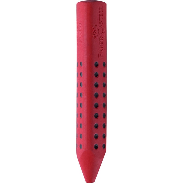 Goma triangular Grip 2001 sin PVC Faber-Castell surtido.