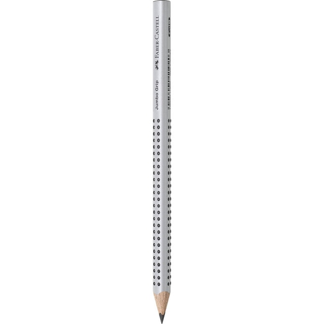 Lápiz de grafito Jumbo Grip dureza HB Faber-Castell.
