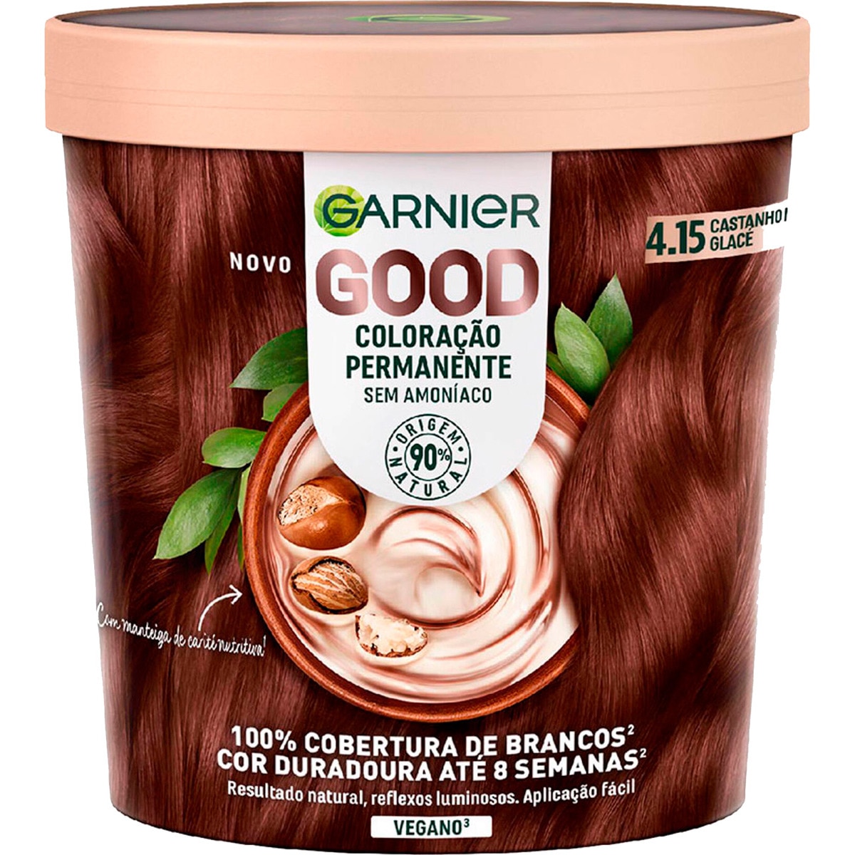 Coloração Permanente Good Castanho Glacé 4.15 embalagem | 160 g