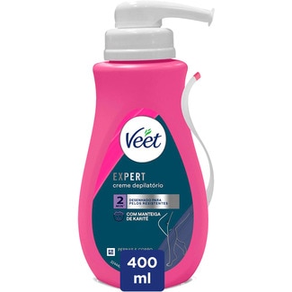 Veet Depilatório em Creme Pernas e Corpo Expert embalagem 400 ml