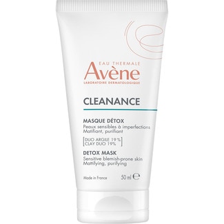 EAU THERMALE AVENE Cleanance mascarilla detox facial para pieles sensibles tubo 50 ml