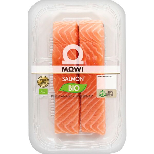 Porções de Salmão Bio Sem Escamas Nem Espinhas unidade 300 g