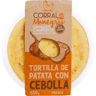 CORRAL DE MONEGROS tortilla de patata con cebolla envase 650 g