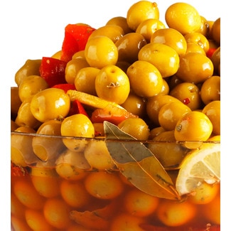 Azeitona Gordal Temperada ao peso 1 kg