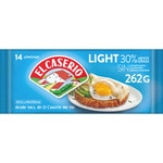 Schmelzkäse light - 30% Fett in Scheiben 14 Stück Behälter 262 g