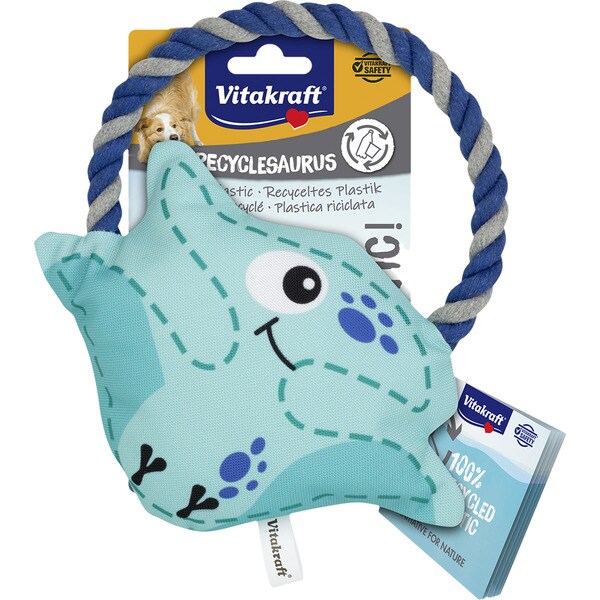 juguete para perros Recyclesaurus Dinosaurio con cuerda 1 unidad