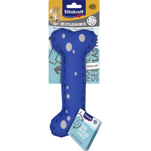 juguete para perros hueso Recyclesaurus 1 unidad