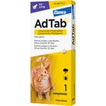 AdTab anti-parasite chewable tablets for cats 0.5 to 2 kg box 1 each