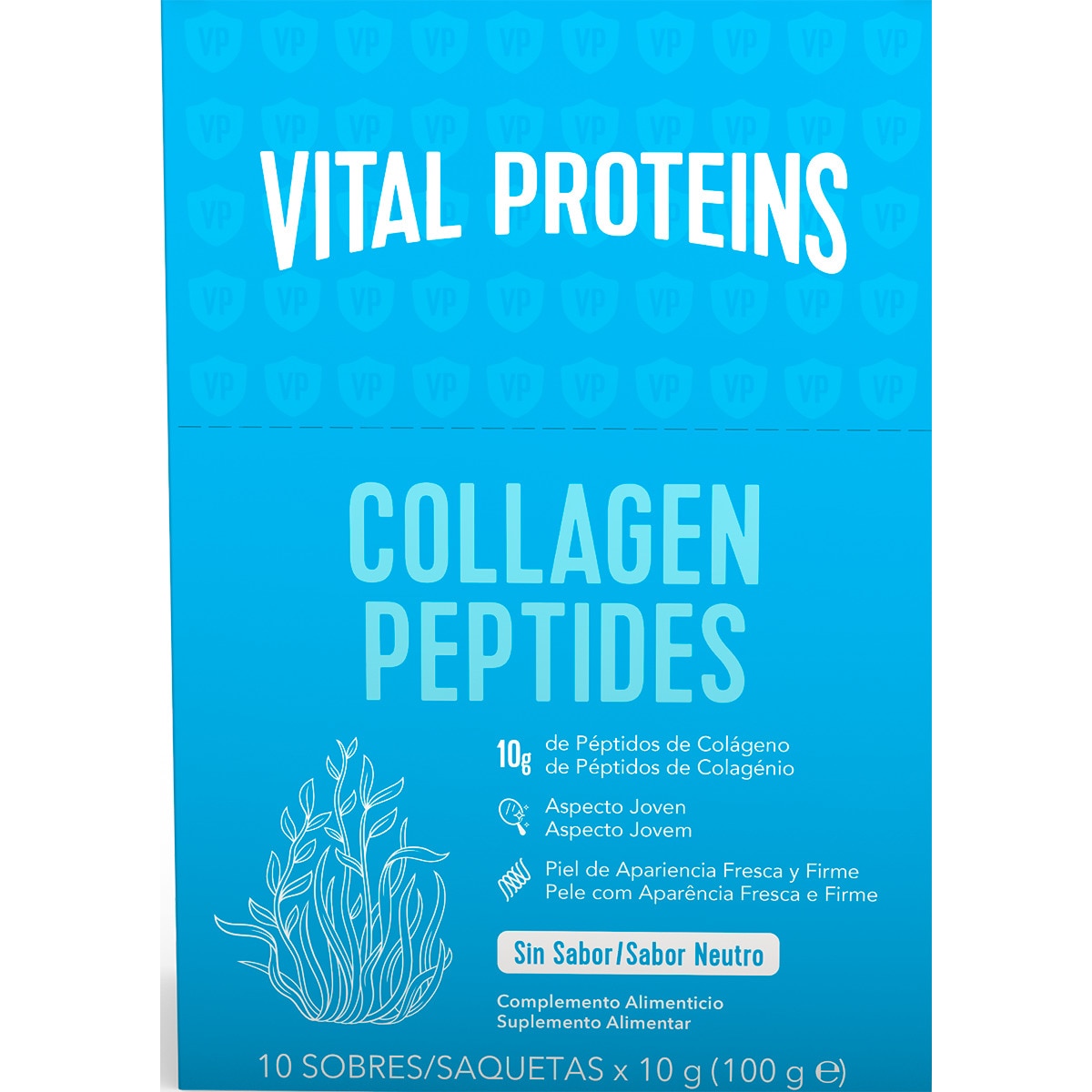 Colagénio Péptides 10g embalagem | 100 g