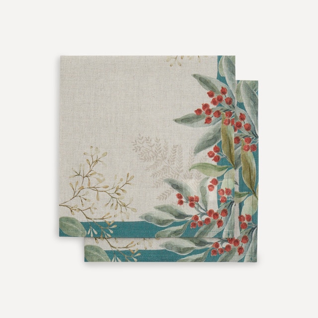 Set 2 servilletas algodón y lino Carelle El Corte Inglés