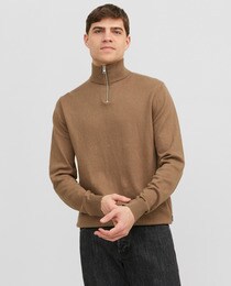 Col roulé zippé online homme