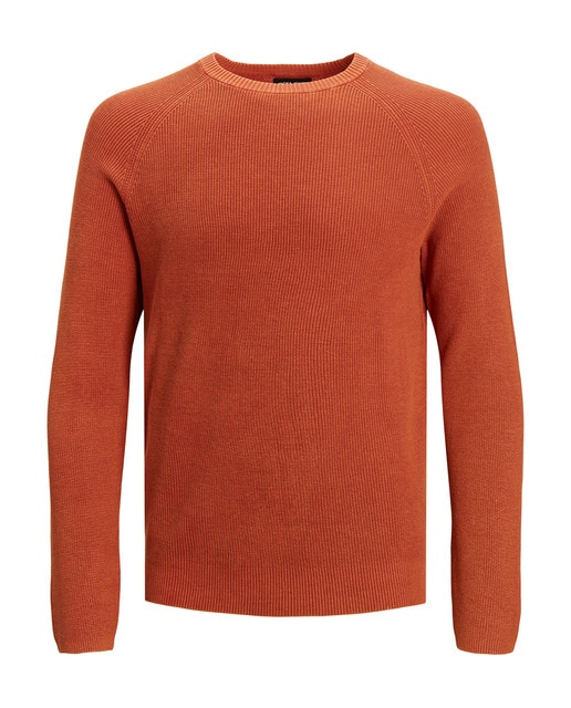 Jersey de punto cuello redondo de hombre