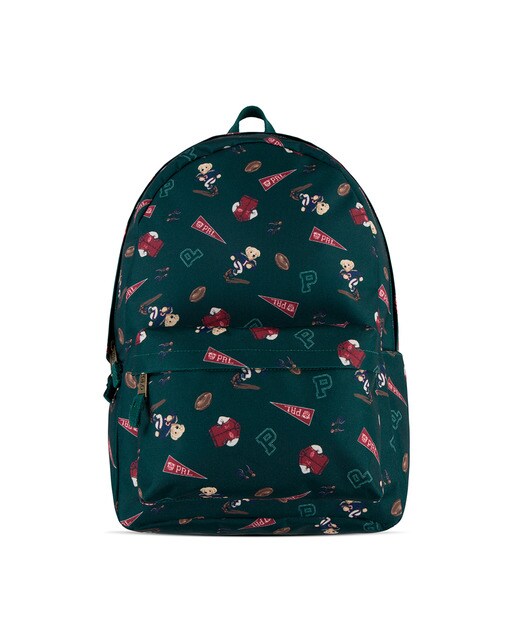 Boys' bag with front brand design