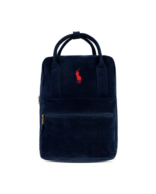 Boys' backpack with front brand design