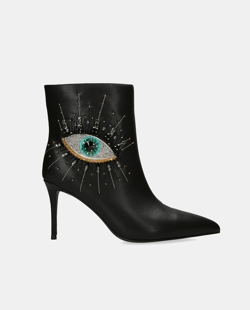 Kurt geiger black on sale studded ankle boots