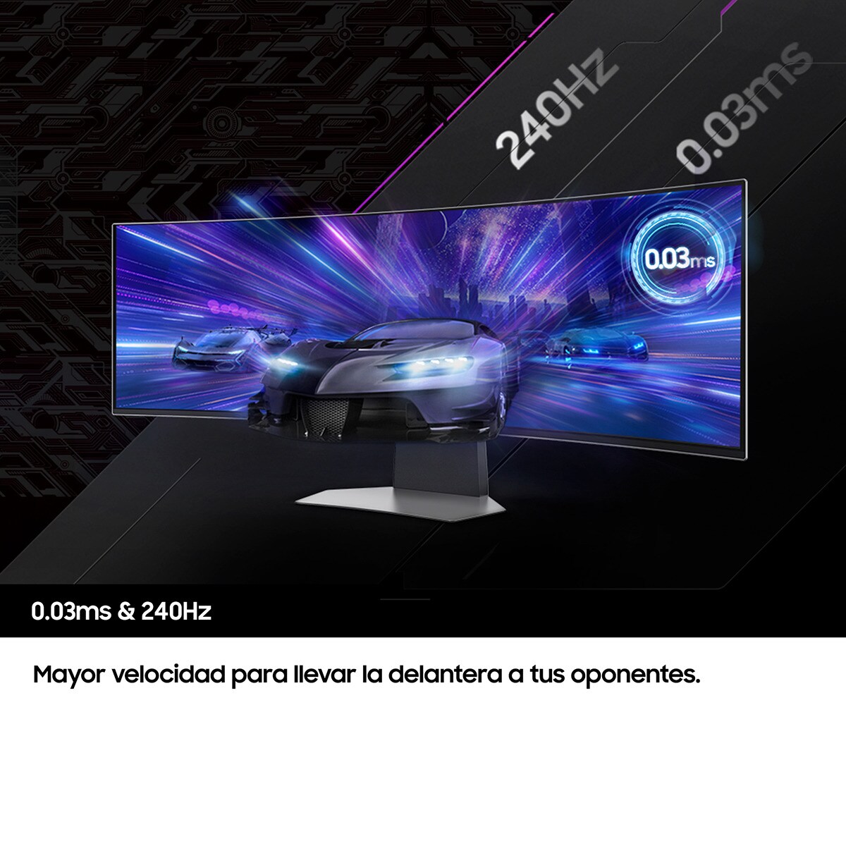 Monitor PC Gaming Curvo 49" (124,5 cm) Samsung Odyssey Oled Neo G9, 240 Hz Prata-7