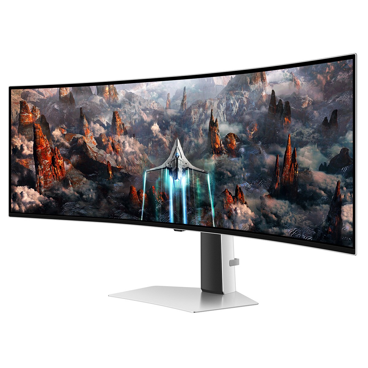 Monitor PC Gaming Curvo 49" (124,5 cm) Samsung Odyssey Oled Neo G9, 240 Hz Prata-2