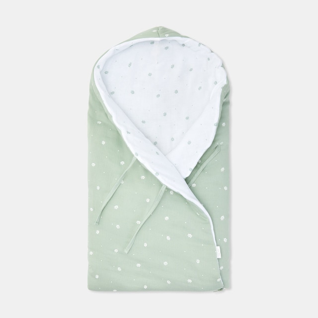 Saco Nana Cotton Juice Baby Home New Born hojitas para capazo