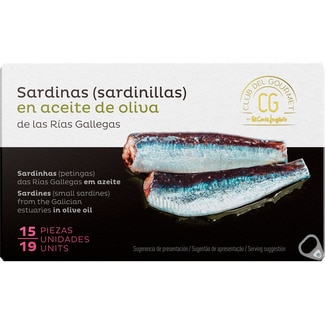 Club del Gourmet Sardinhas em Azeite 15/19 Unidades lata 115 g