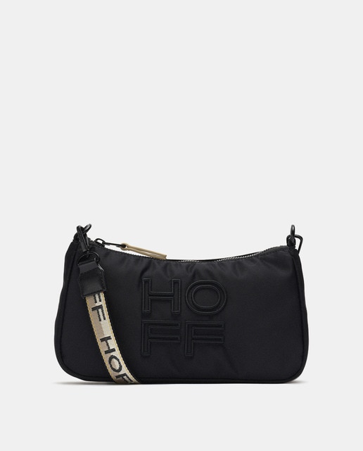 Black nylon baguette discount bag