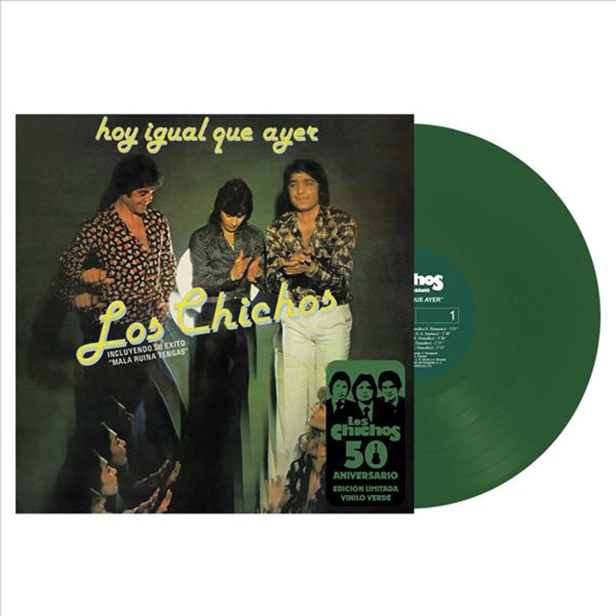 Hoy Igual Que Ayer (Edição 50º Aniversário) (Edição Color)  (LP-Vinil) Verde-2