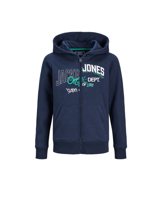 Sudadera con capucha de niño con cremallera