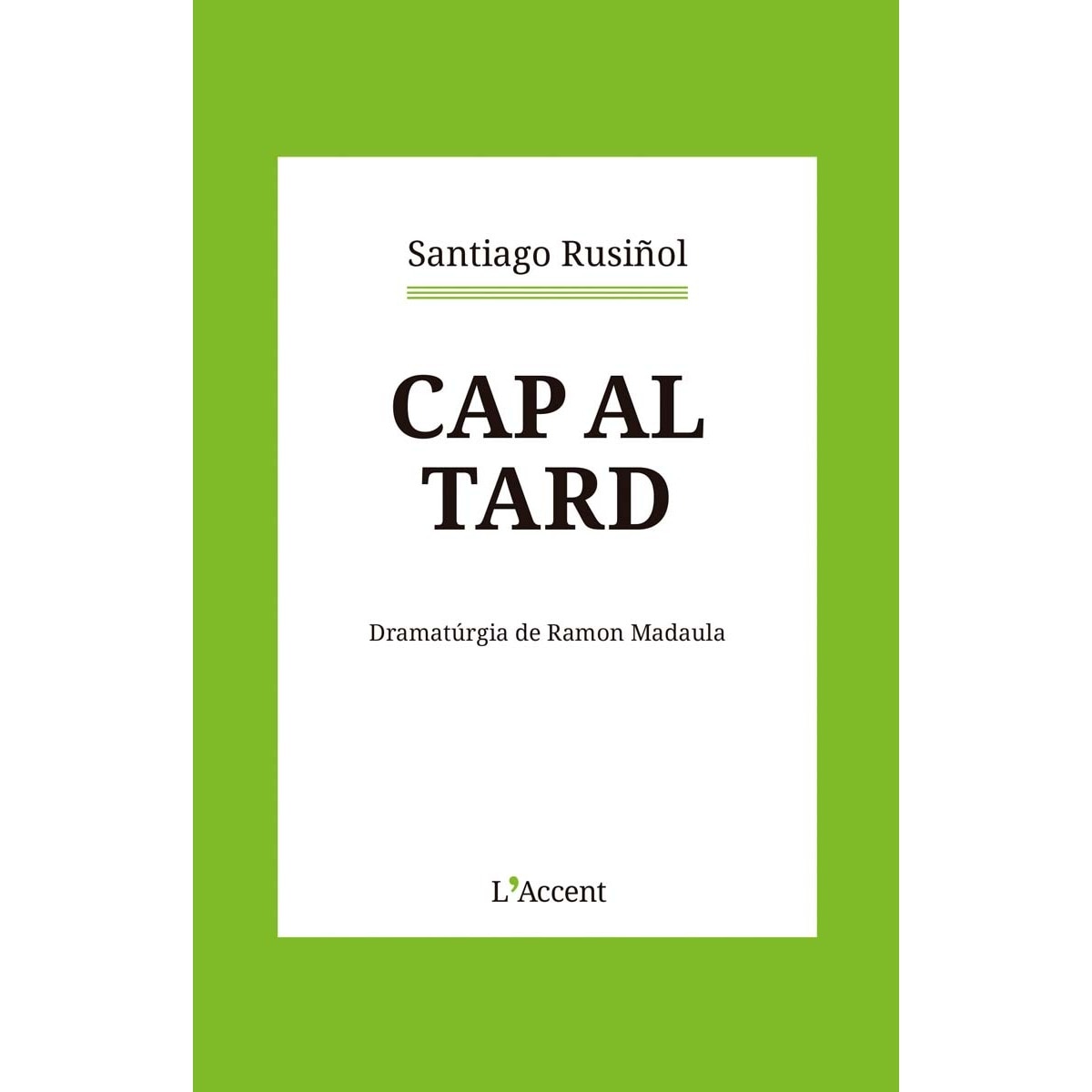 Imagem 0 de Cap al tard (Capa mole)