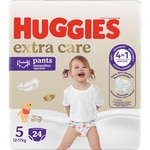 Extra Care hypoallergene Windeln mit 4-in-1-Hautpflege Größe 5 (12-17 kg) Tasche 24 Einheiten