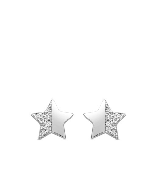 Pendientes Shial de Circonita Brillante acabado plata