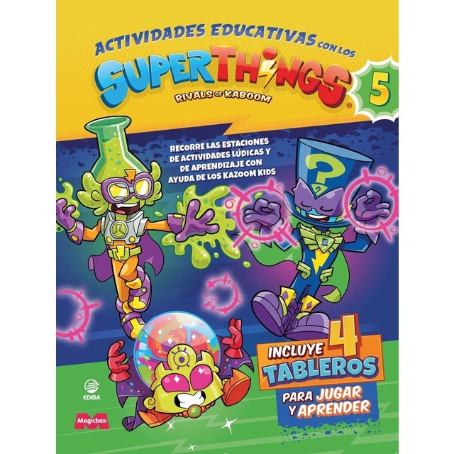 Actividades Educativas con los Superthings - Neon Power (Tapa blanda)