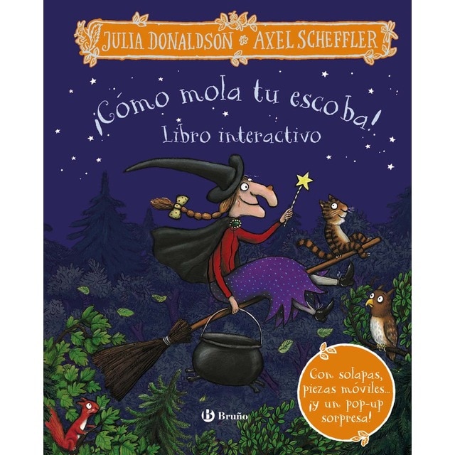 ¡Cómo mola tu escoba! Libro interactivo (Tapa dura)