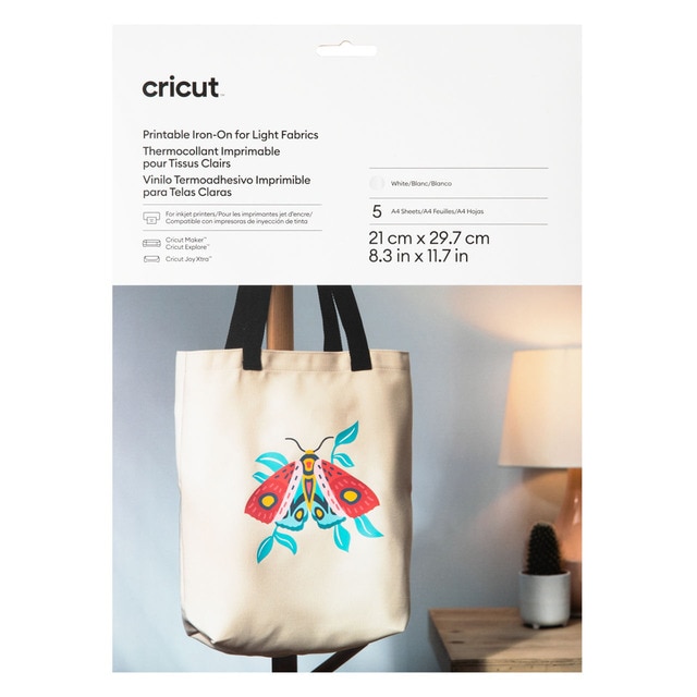 Vinilo termoadhesivo imprimible Cricut Iron On 5 Hojas para Joy Xtra